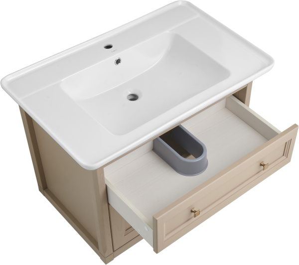 Тумба под раковину ASB-Woodline   Толедо 85  11212 (бежевый)